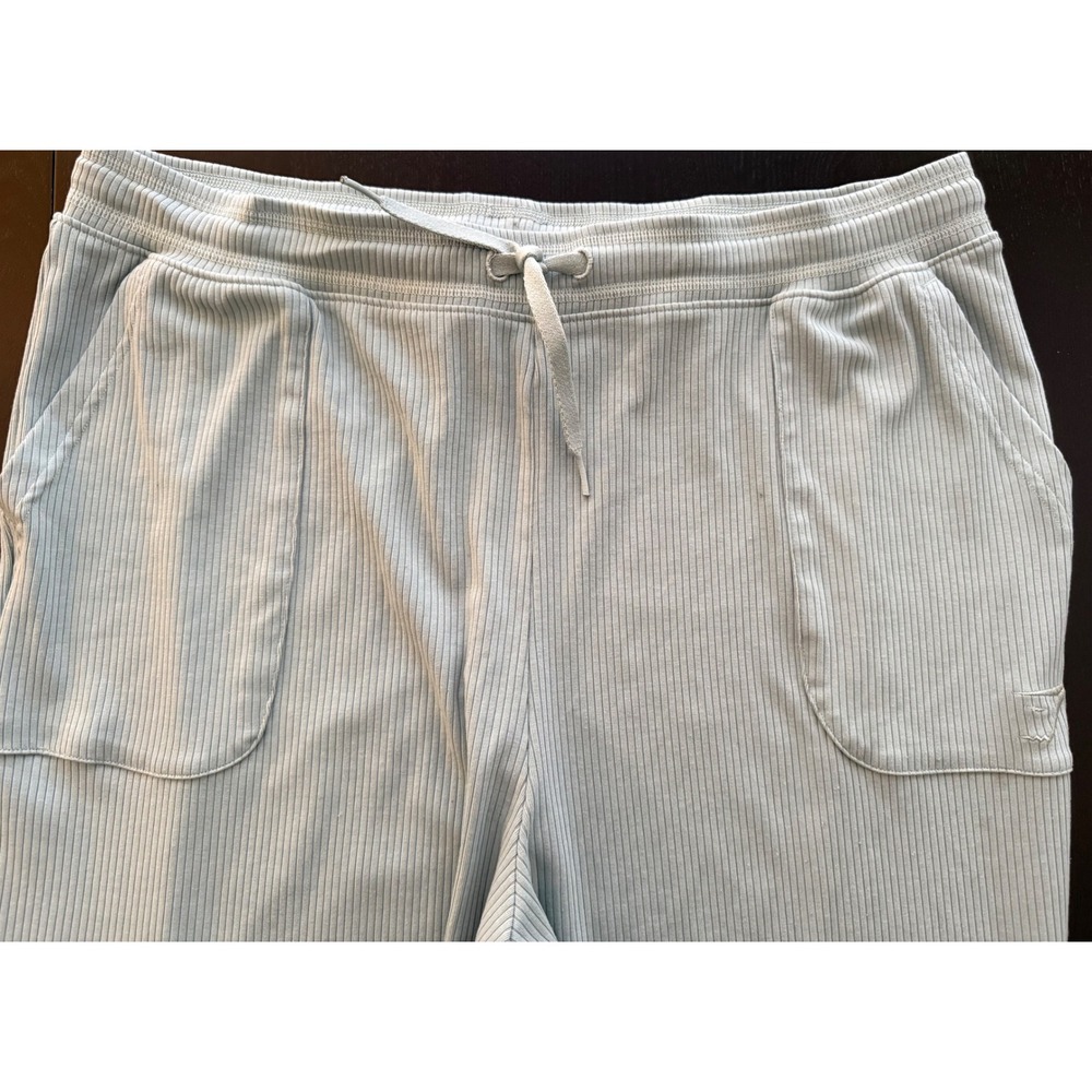Gymshark Ribbed Flare Lounge Pajama Pants Womens XXL Sea‎ Foam Green